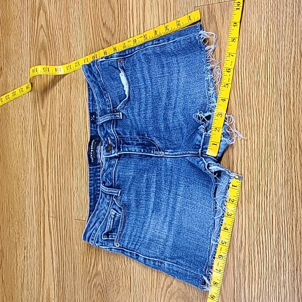 LUCKY BRAND 29x1.5 GIRLS WOMEN LOLITA SKINNY PRE-OWNED SKINNY CUTOFF SHORTS